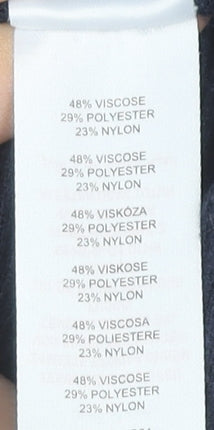 Apricot Women Blue Size 14 Pullover Jumper Long Sleeve Knit