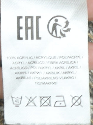 Kensington Eastside Men's Beige Knit Pullover Jumper Size M