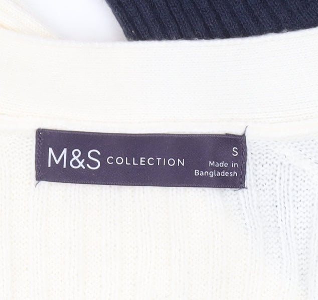 Womens UK Size S Marks and Spencer Multicoloured Cardigan Jumper