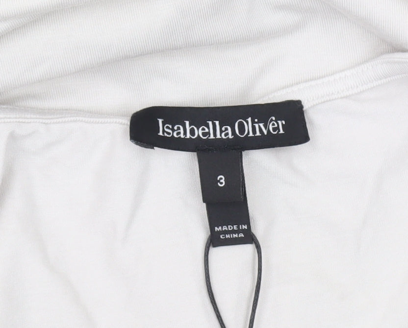 Womens UK Size 12 Isabella Oliver White Tunic Tank