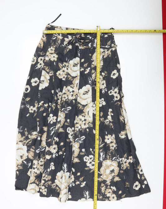 Marks and Spencer Women’s Floral A-Line Midi Skirt Size 10