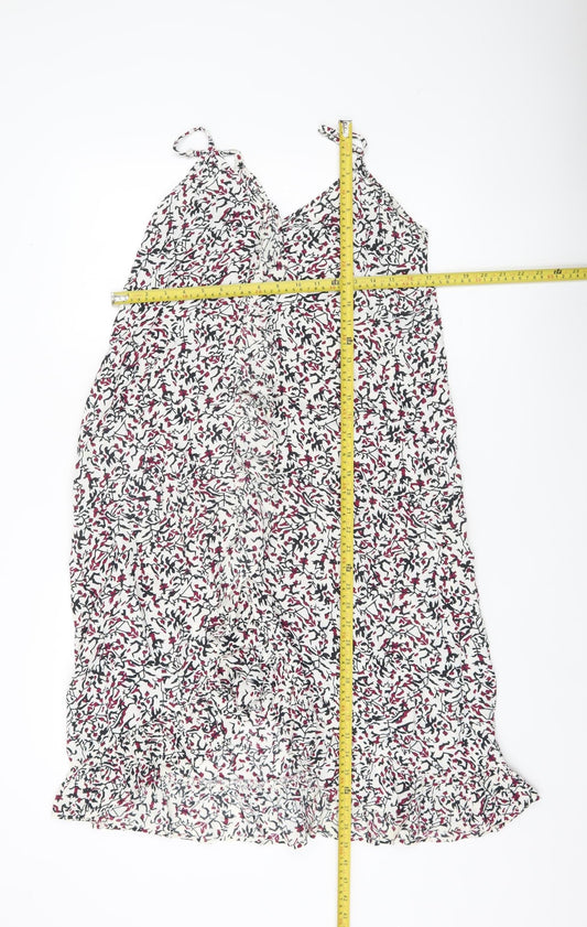 River Island Women’s Multicoloured Floral Slip Dress Size 12 Midi