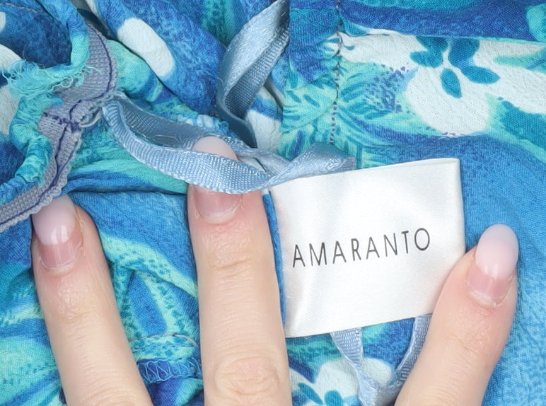 Womens UK Size 18 AMARANTO A-Line Chiffon Skirt