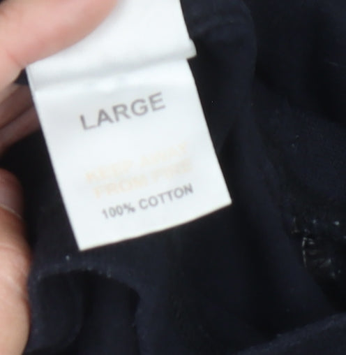 Star Wars Men's Black Large Graphic Movie T-Shirt Cotton