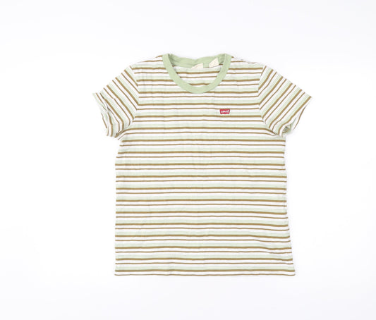 Womens UK Size XS Levi's Multicoloured Ringer T-Shirt