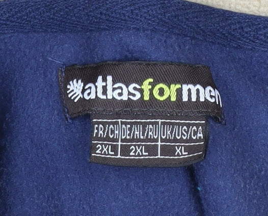 Mens UK Size XL Atlas For Men Blue Pullover Sweatshirt