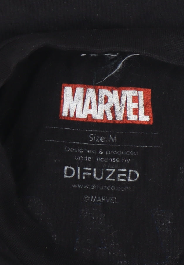 Marvel Black Panther Men's Black Sleeveless Graphic T-Shirt M