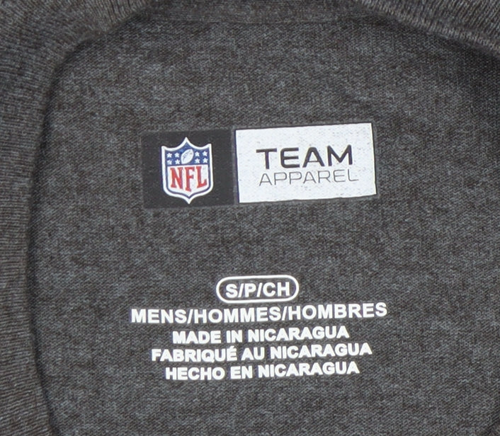 NFL Team Apparel Mens Grey Small San Francisco 49ers T-Shirt