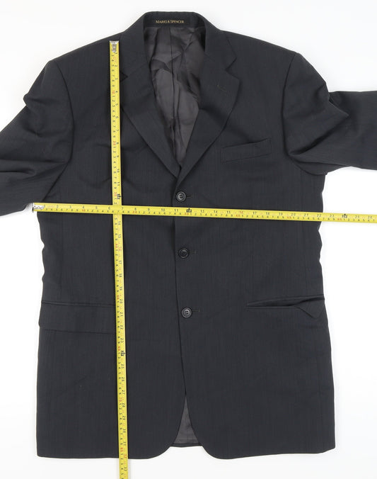 Mens UK Size 42 Marks and Spencer Regular Grey Suit Jacket