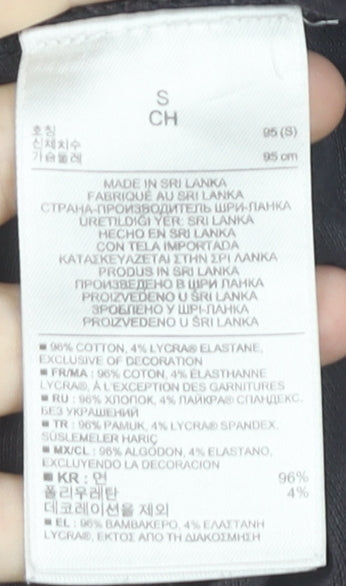 Banana Republic Men's Black Small Polo Shirt Cotton Stretch