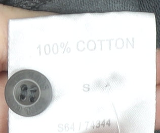 Soul Cal Men’s Grey Polo Shirt Size S Graphic Cotton Casual