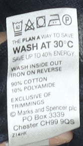 Marks and Spencer Mens 2XL Striped Long Sleeve Polo Shirt