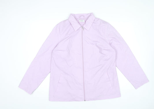 Womens UK Size 16 Damart Pink Basic Jacket