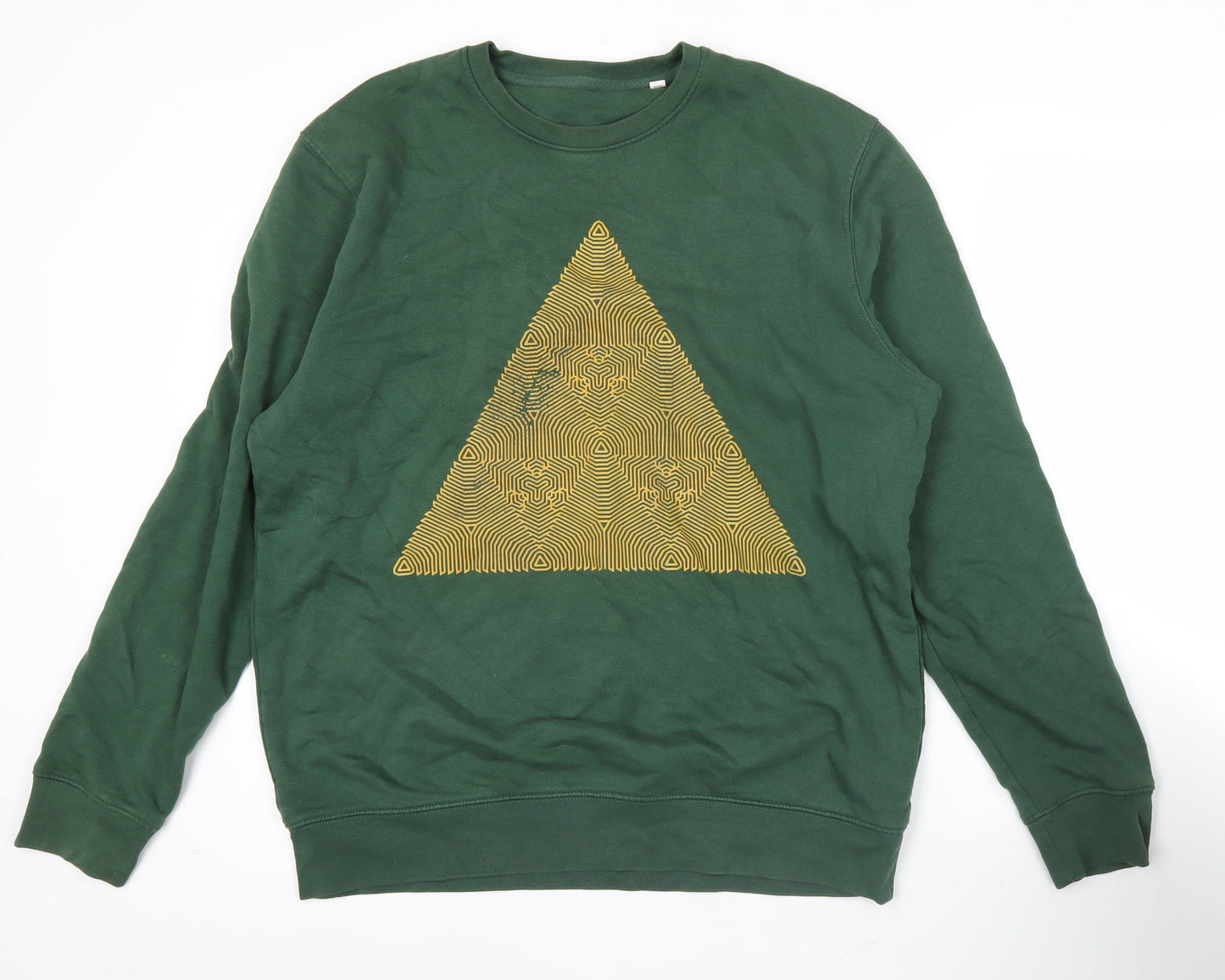 Mens UK Size XL Stanley/Stella Green Pullover Sweatshirt