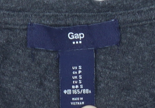 Gap Women's Grey Cotton Blend Sleeveless T-Shirt Size S Casual