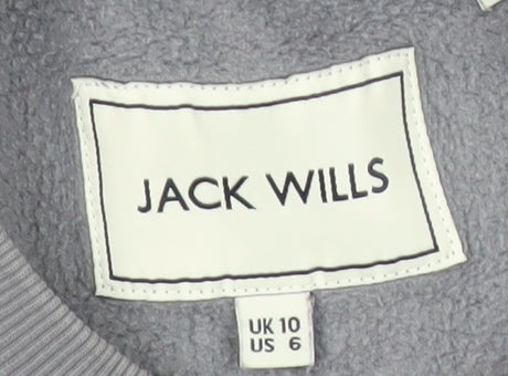 Womens UK Size 10 Jack Wills Grey Pullover Sweatshirt