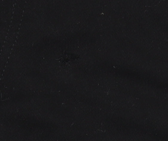 Dechkotzar Men’s Black Pullover Hoodie S Graphic Print Cotton Blend