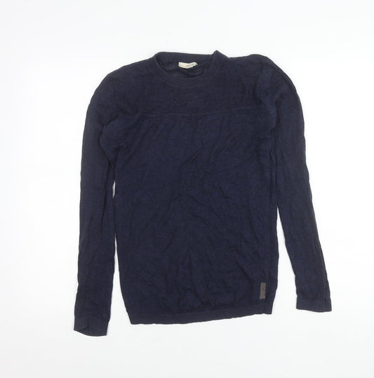 DKNY Jeans Women’s Blue S Pullover Jumper Crew Neck Knit