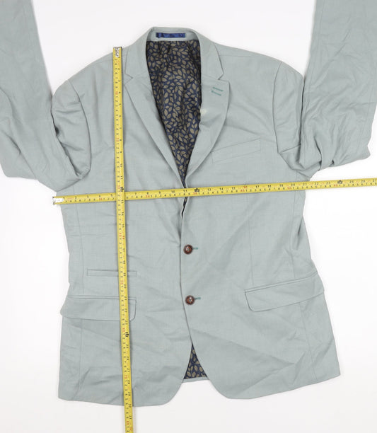 Mens UK Size 44 Antique Rogue Regular Grey Suit Jacket
