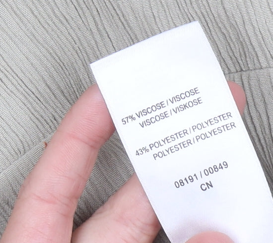 Damart Women’s Beige A-Line Elastic Waist Skirt Size 24