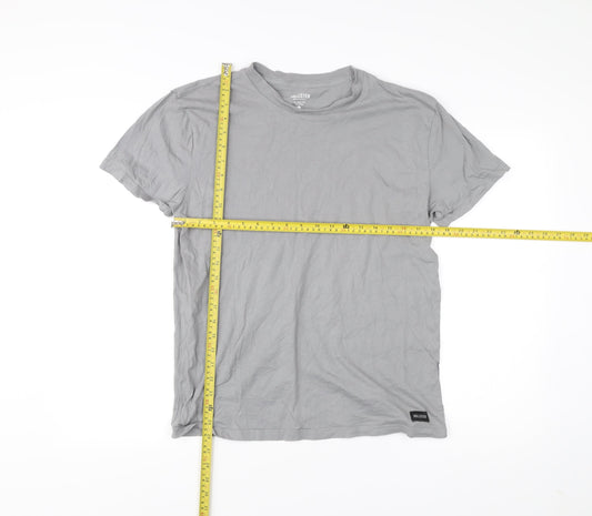 Mens UK Size S Hollister Grey T-Shirt