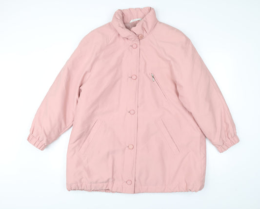 Womens UK Size 14 Marks and Spencer Pink Puffer Jacket