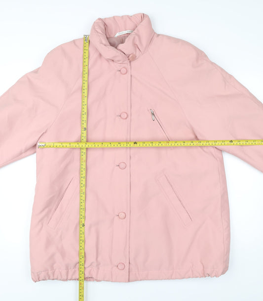 Womens UK Size 14 Marks and Spencer Pink Puffer Jacket