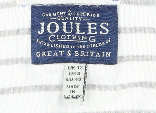 Womens UK Size 12 Joules Multicoloured Basic T-Shirt
