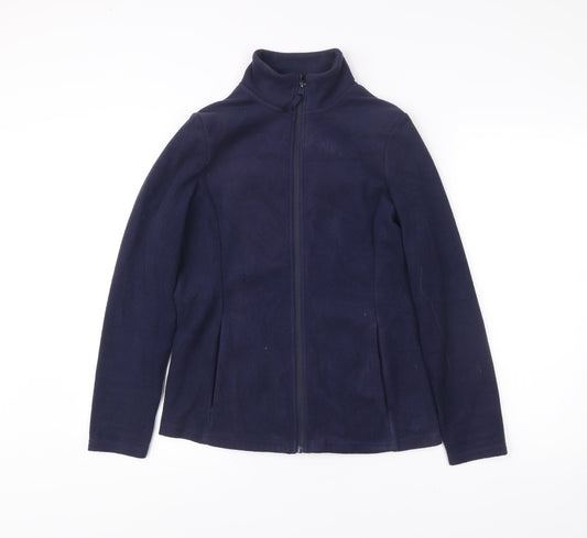 Additional front view of Dunnes Men's Blue Small Fleece Full Zip Jacket