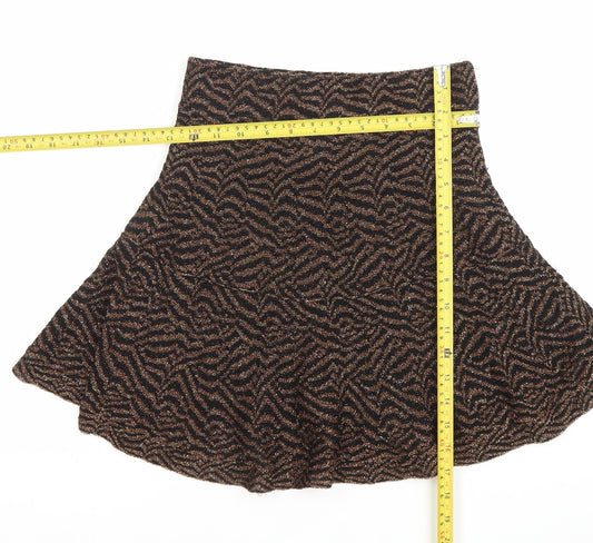 Womens UK Size S Zara A-Line Knit Skirt