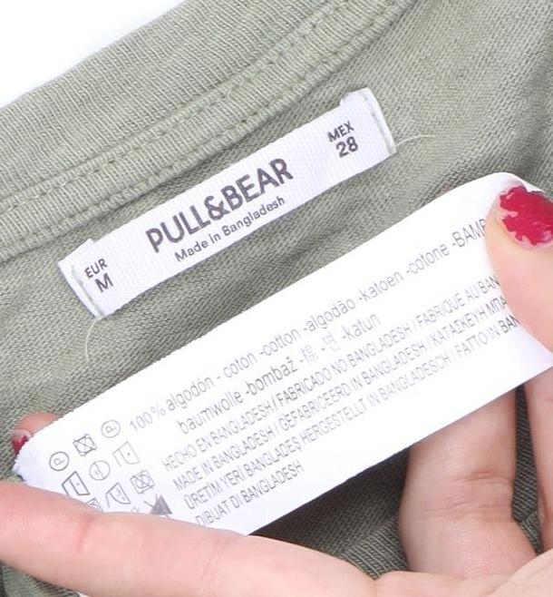 Pull&Bear Women’s Green Cotton Short Sleeve T-Shirt Dress Size 12