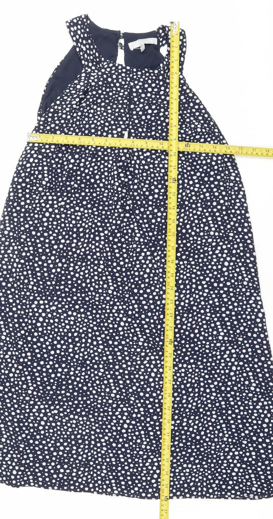 Red Herring Women’s Blue Polka Dot Halter A-Line Dress Size 12