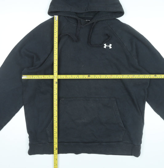 Under Armour Men’s Black Pullover Hoodie L Loose Fit Gym