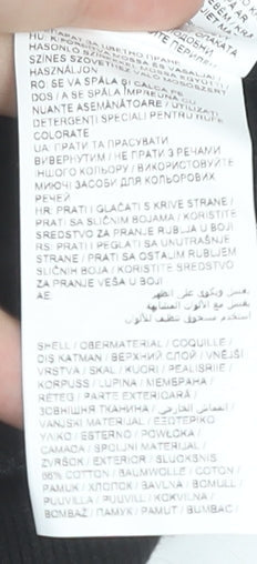 Puma Womens Black Pullover Hoodie Sweatshirt Size L Logo