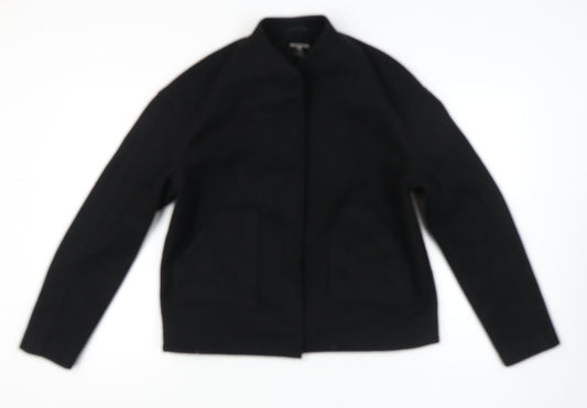 Womens UK Size 10 PRETTYLITTLETHING Black Basic Jacket