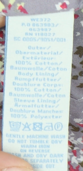 Boden Women's Blue Cotton Blazer Jacket Size 8 UK Smart Casual