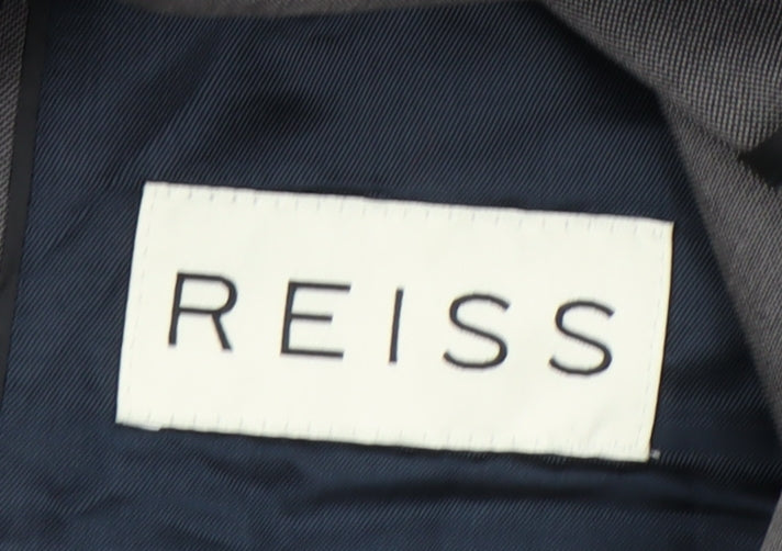 Mens UK Size 38 Reiss Regular Grey Suit Jacket
