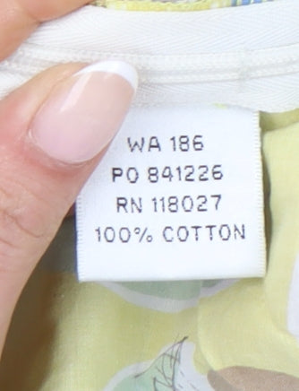 Boden Womens Multicoloured Floral Cotton Tank Top Size 16