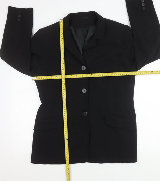 Next Women’s Black Blazer Jacket Size 18 Regular Fit Business Formal