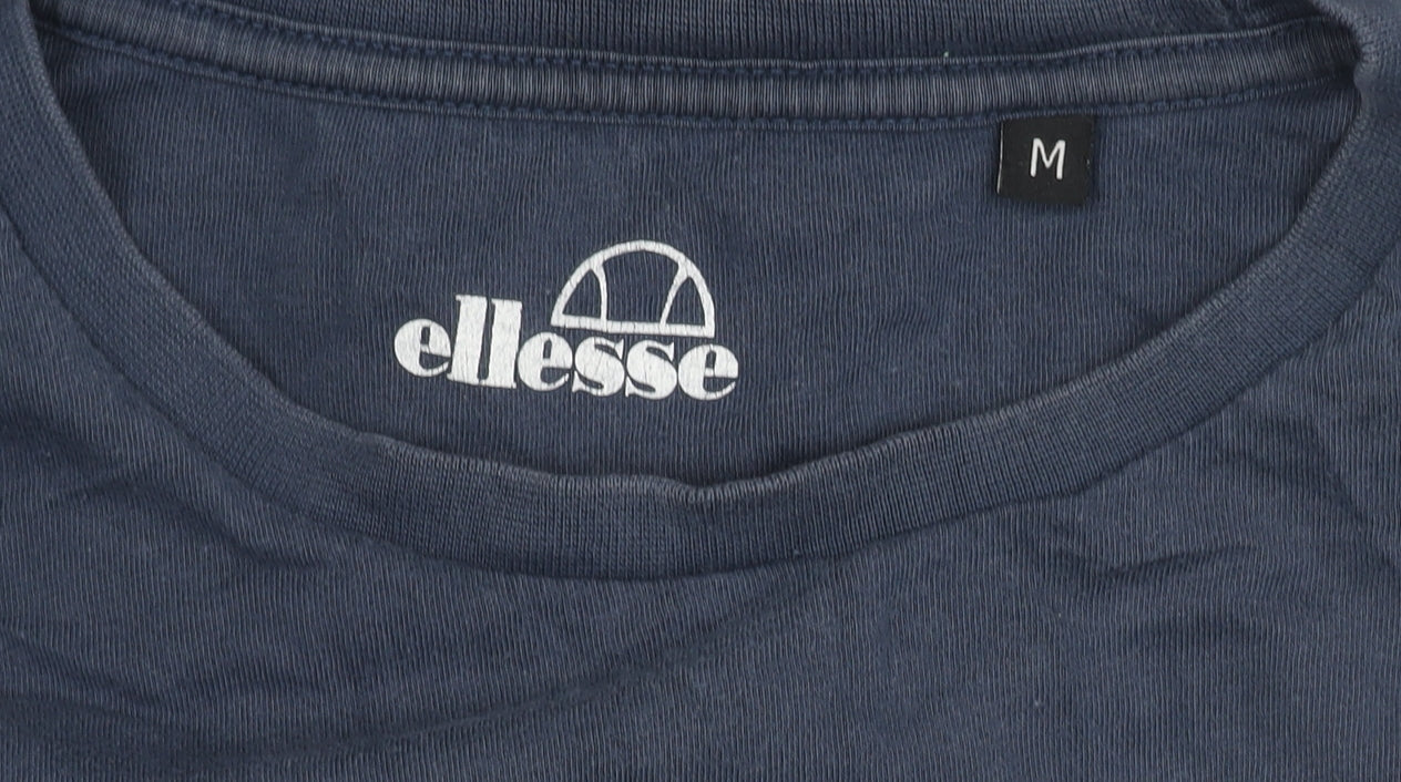 Mens UK Size M ellesse Blue T-Shirt