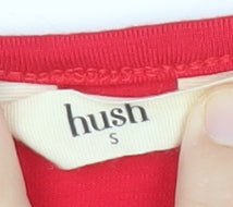 Womens UK Size S Hush Red Basic Tank