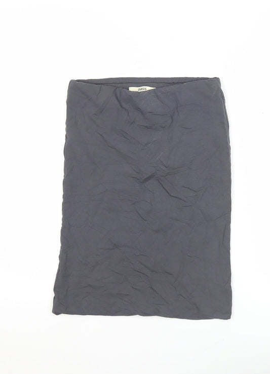 Womens UK Size S Oasis Straight & Pencil Jersey Skirt