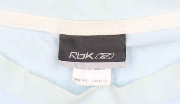 Reebok Men’s Blue Short Sleeve Sports T-Shirt Size L