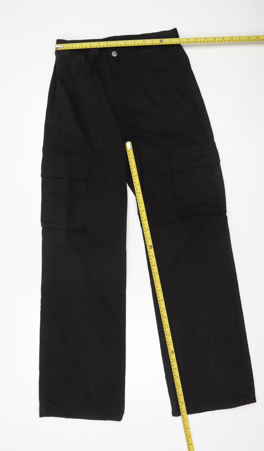 Dr Denim Men’s Black Cargo Trousers 28W 32L Cotton Utility
