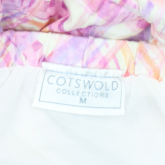 Brand and care label for Cotswold Collections women’s multicoloured plaid a-line skirt m