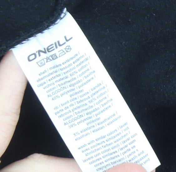 Mens UK Size S O'Neill Black Pullover Hoodie