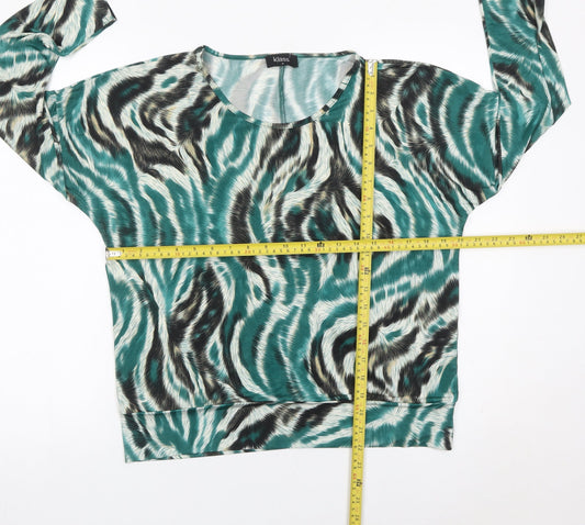 Womens UK Size M Klass Multicoloured Tunic Blouse