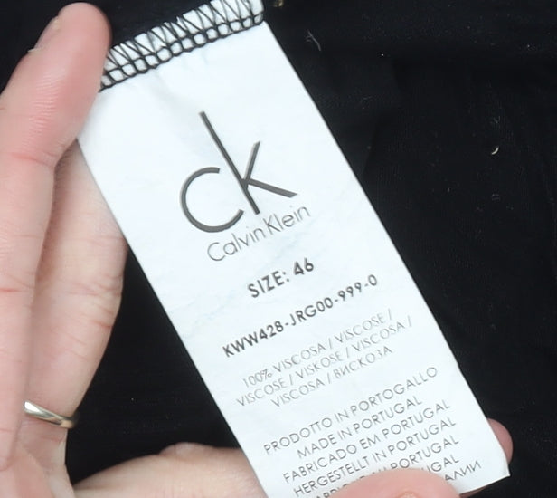 Calvin Klein Women’s Black Viscose Shift Dress Size 18