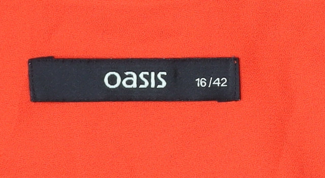 Womens UK Size 16 Oasis Orange Camisole Tank