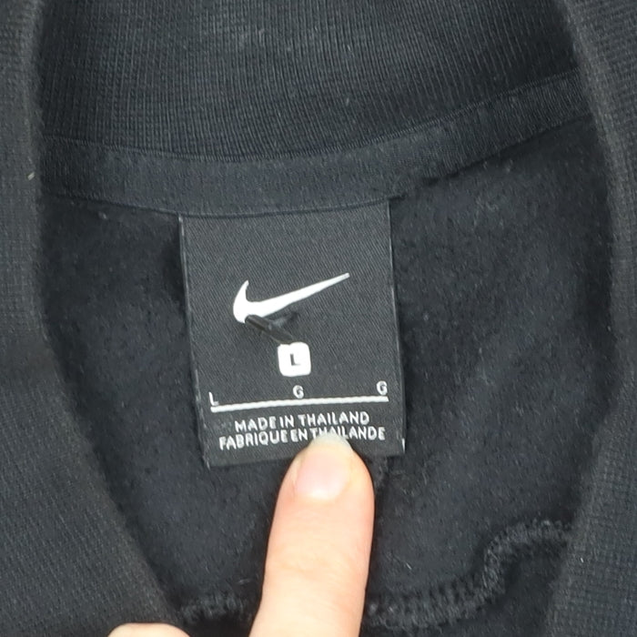 Nike Men’s Black Track Jacket L Football Training Full Zip